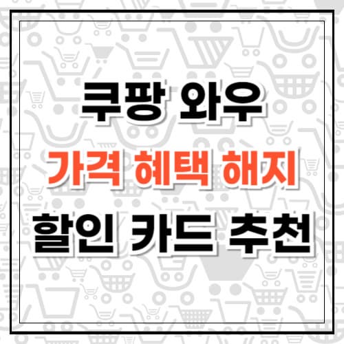 쿠팡와우월회비