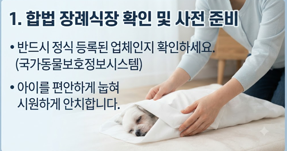 반려동물 장례식장 절차