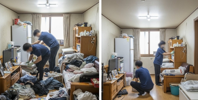 구례 고독사청소 업체