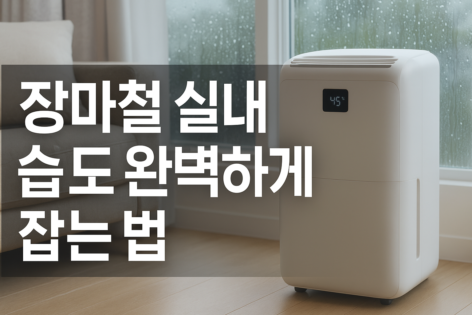 천연 제습부터 곰팡이 예방까지
