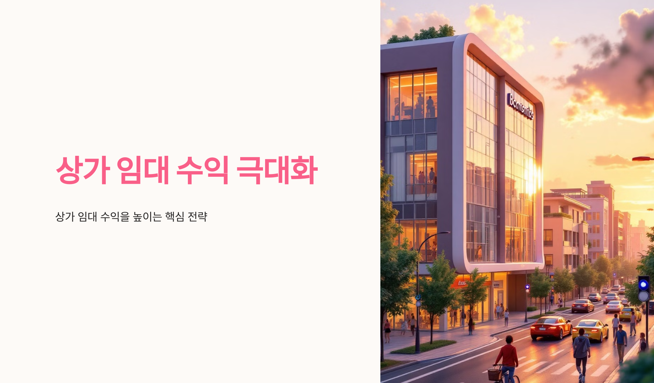 상가 임대 수익 극대화