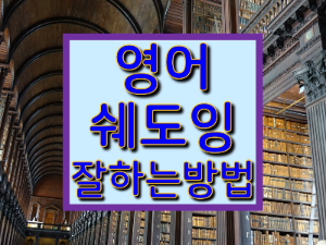 영어 쉐도잉
