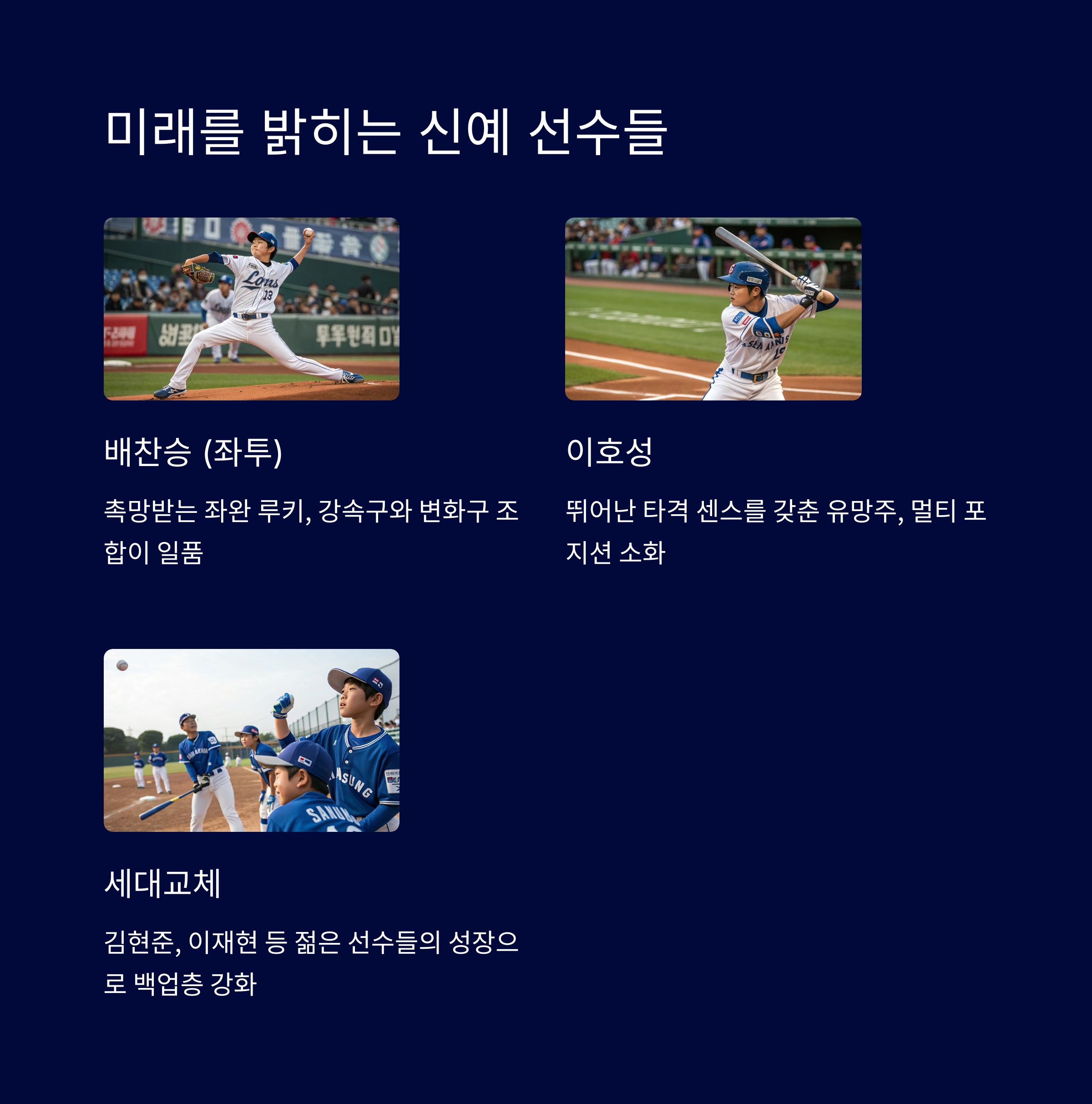 2025년 삼성 라이온즈