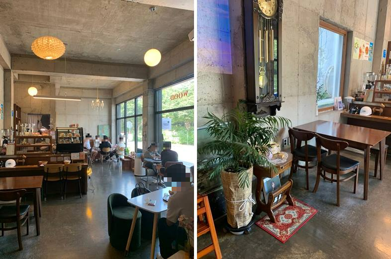 커피우드 본관 내부 모습