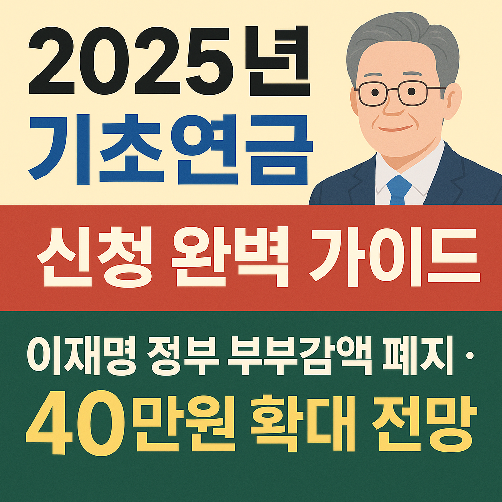 2025년 기초연금 완벽 가이드