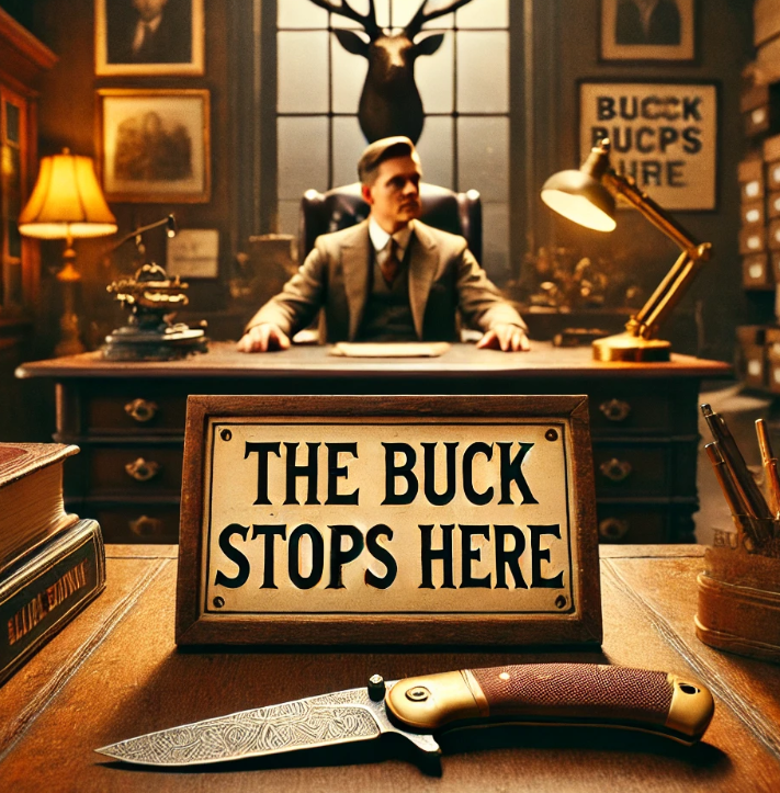 The buck stops here 뜻 유래 짧은 영어 명언 완벽정리