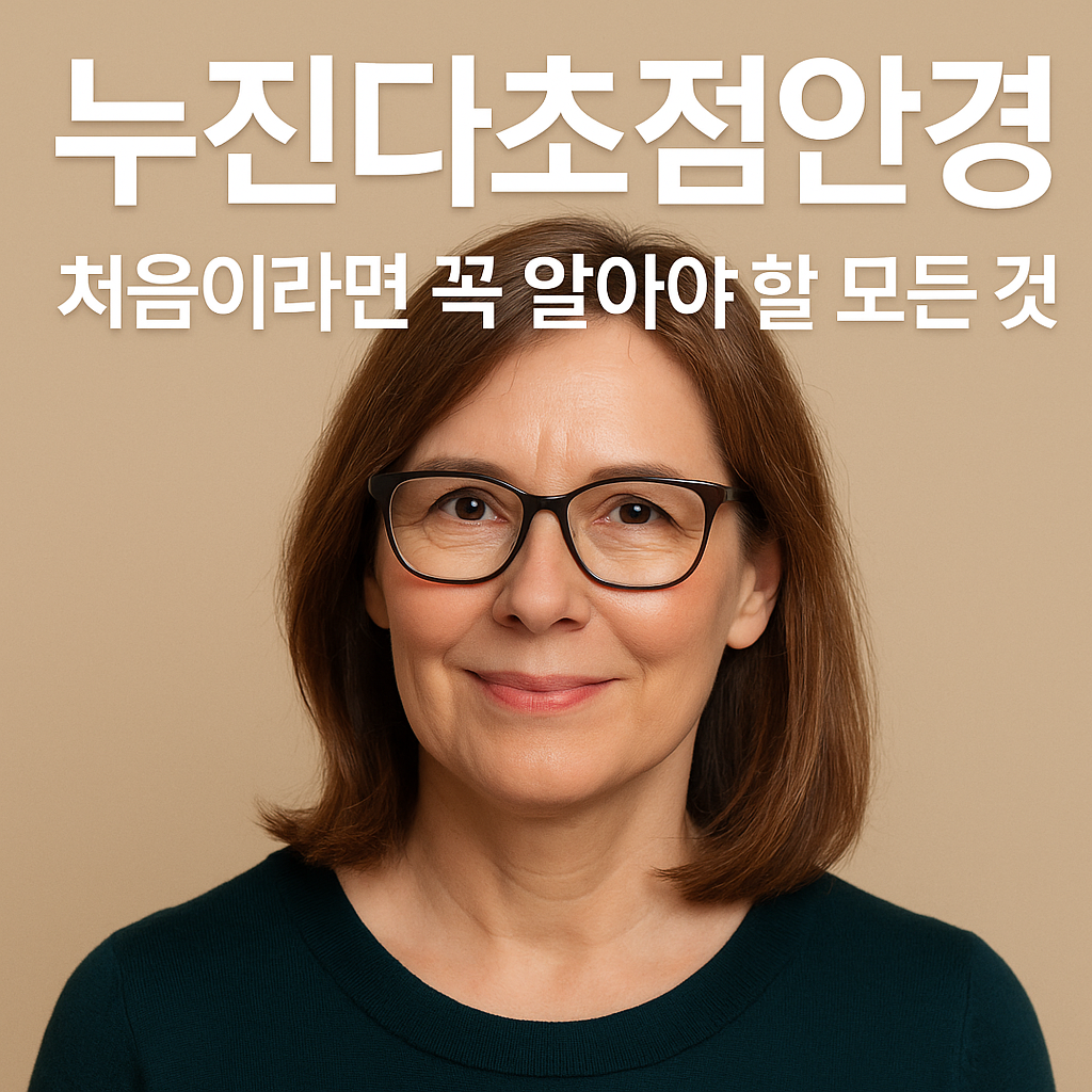 누진다초점안경 착용해야하는 이유