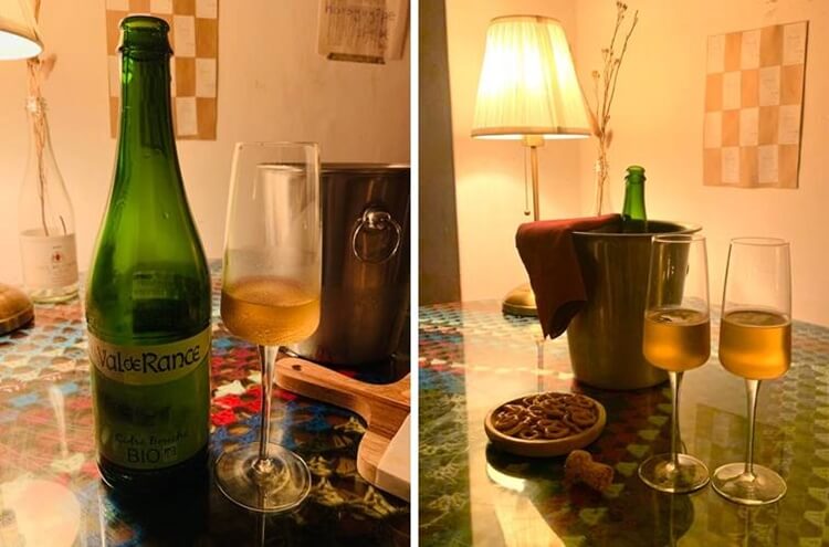 사과의 달달한 향을 느낄 수 있는 시드르 부쉐 바이오 와인