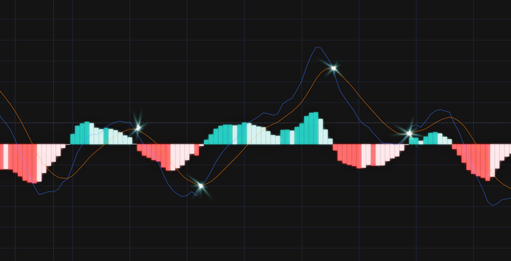 MACD 지표 모양