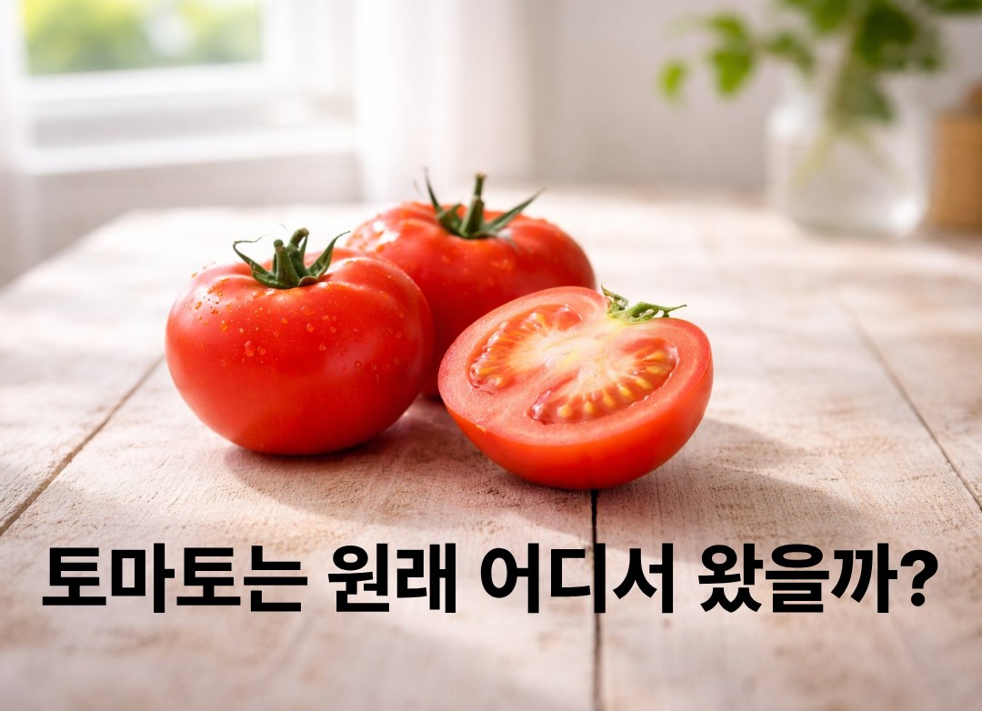 토마토 유래와 원산지 이야기를 설명하는 대표 이미지