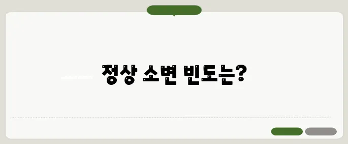 성인 하루 소변 횟수 정상은? 너무 많거나 적다면 체크