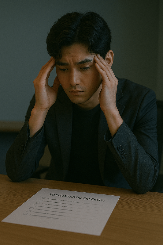 출근공포증, 직장불안, 스트레스해소, 자가진단, 출근스트레스, 심리상담, CBT, 번아웃예방, 불안장애, 마음건강