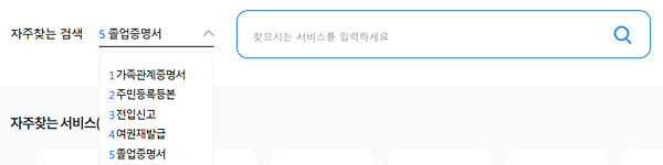 정부24-홈페이지에서-자주-찾는-검색-상위-5개