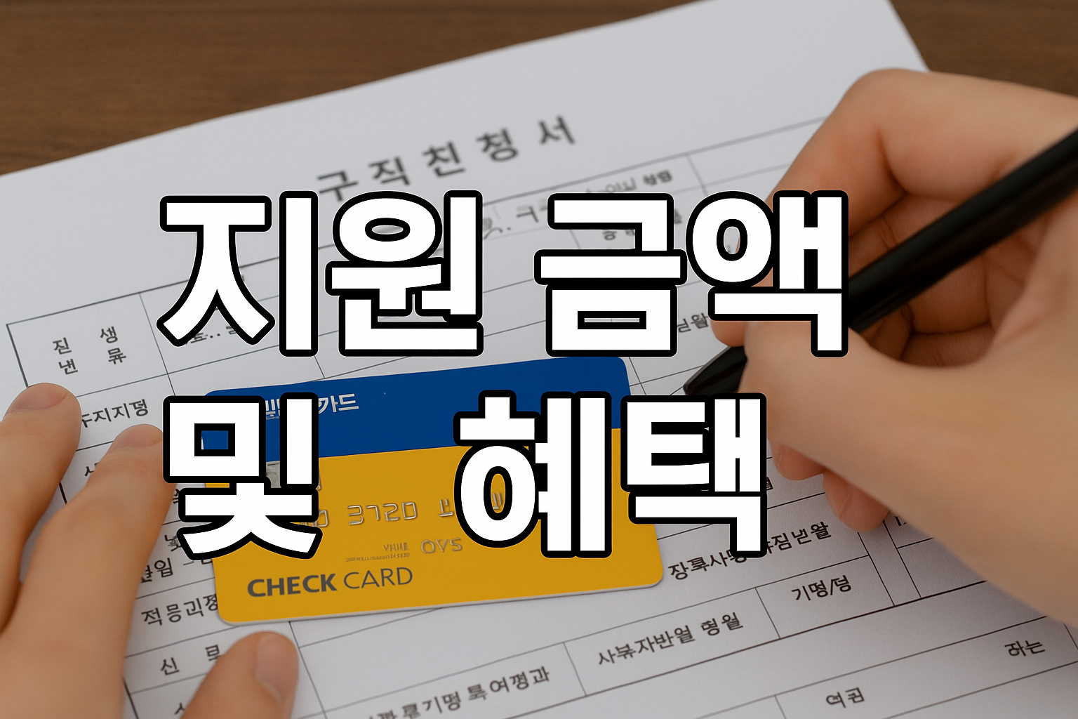 내일배움카드 지원 금액 및 혜택