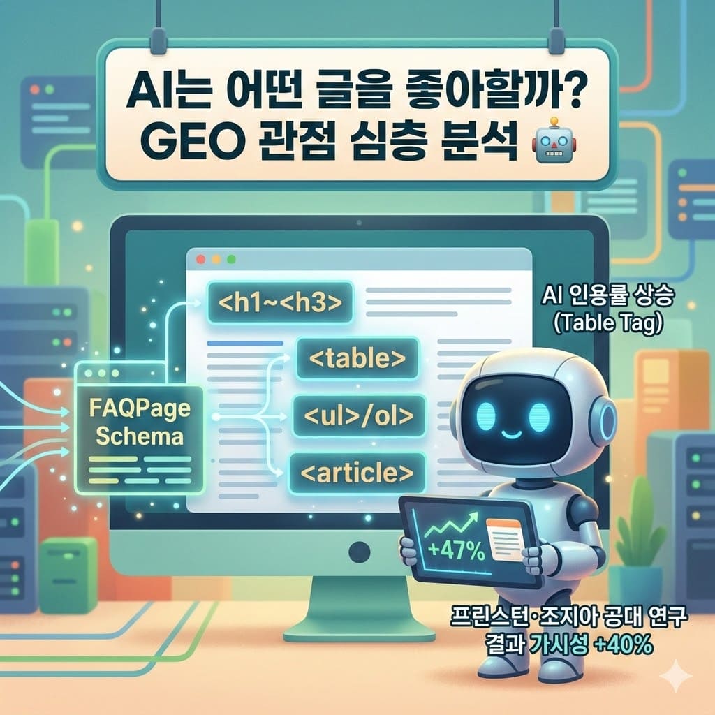 AI는 어떤 글을 좋아할까? GEO 관점 심층 분석