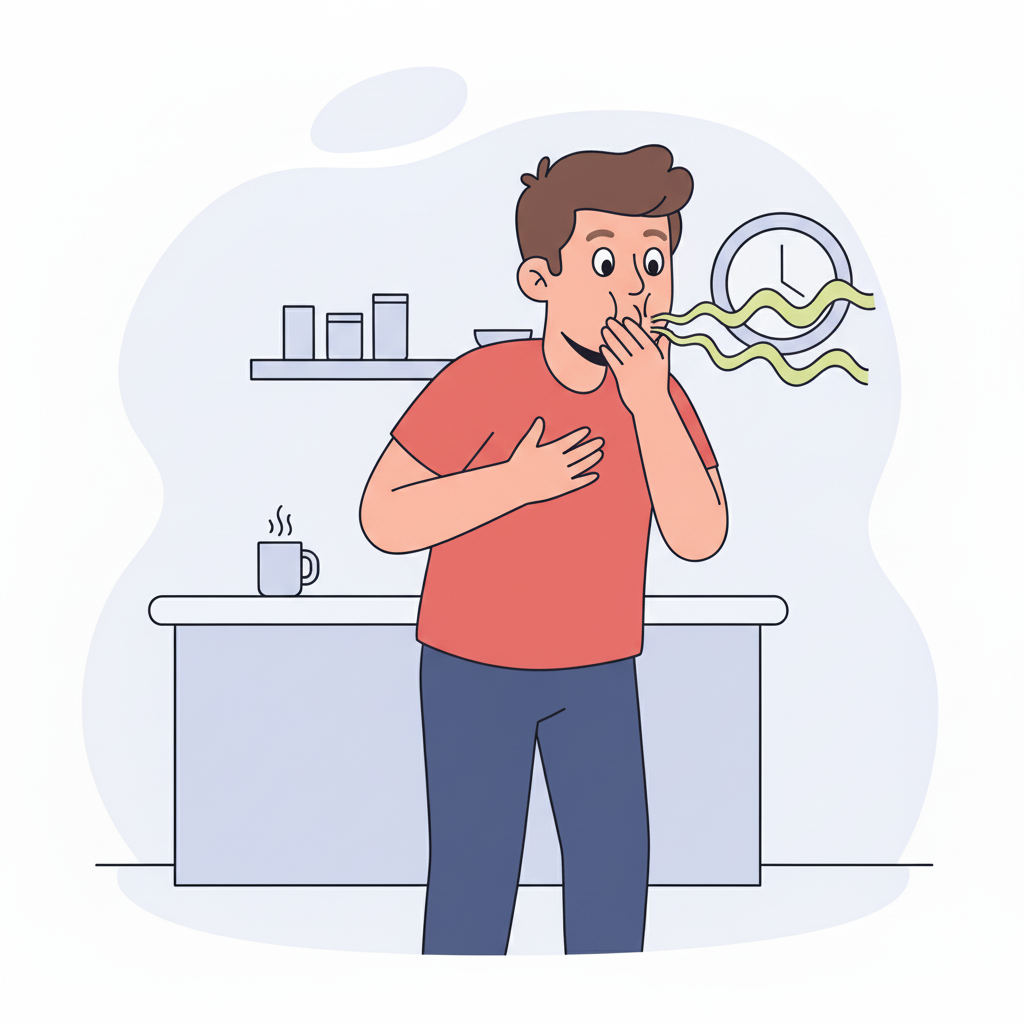 방귀를 참으면 트름으로 나올까? 소화관 속 가스의 이동 경로 추적