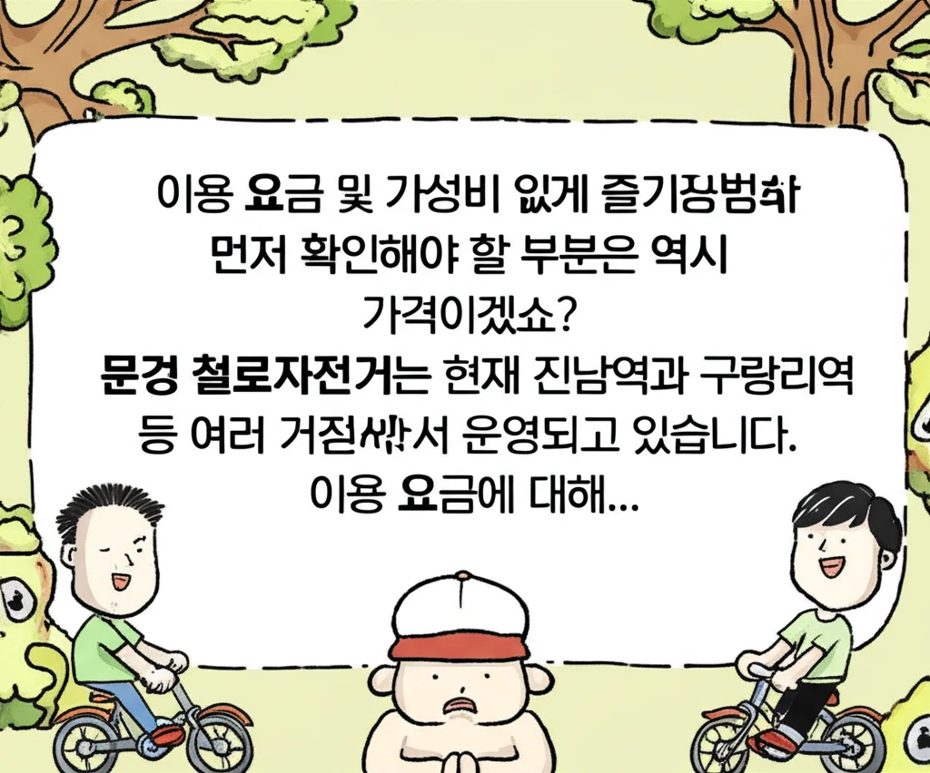 문경 레일바이크 이용료 및 인기 코스..