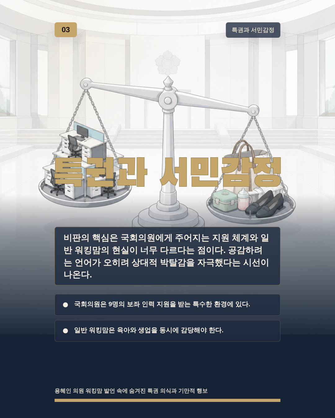 특권과 서민감정