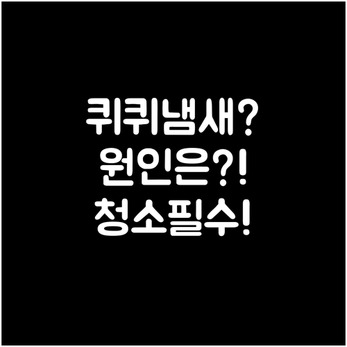 에어컨에서 나는 퀴퀴한 냄새, 원인과..
