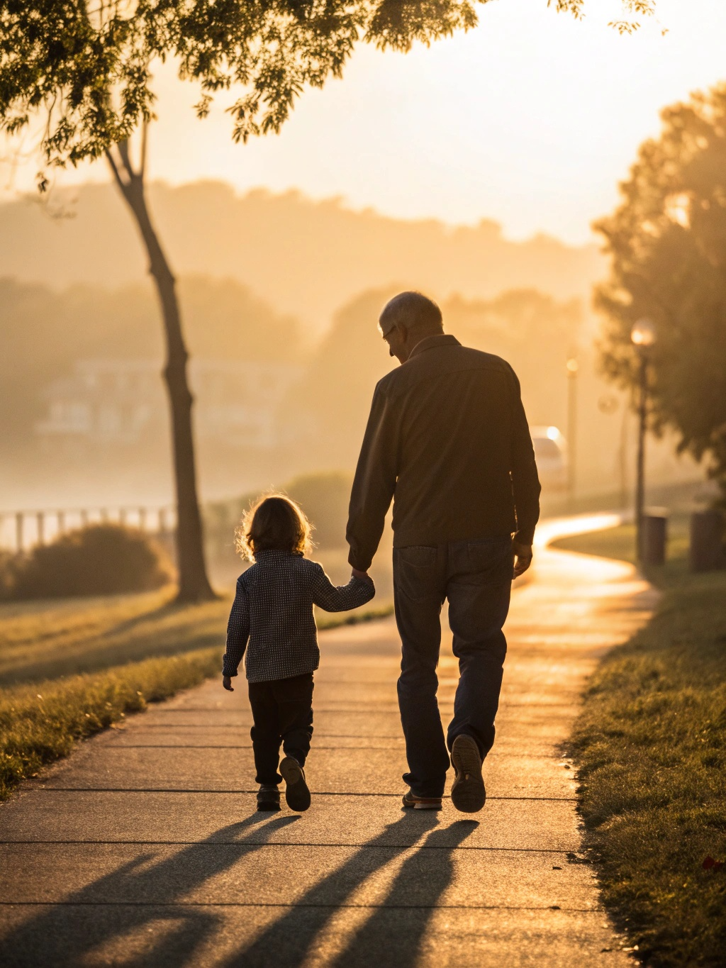 아이와 함께 걸어가기