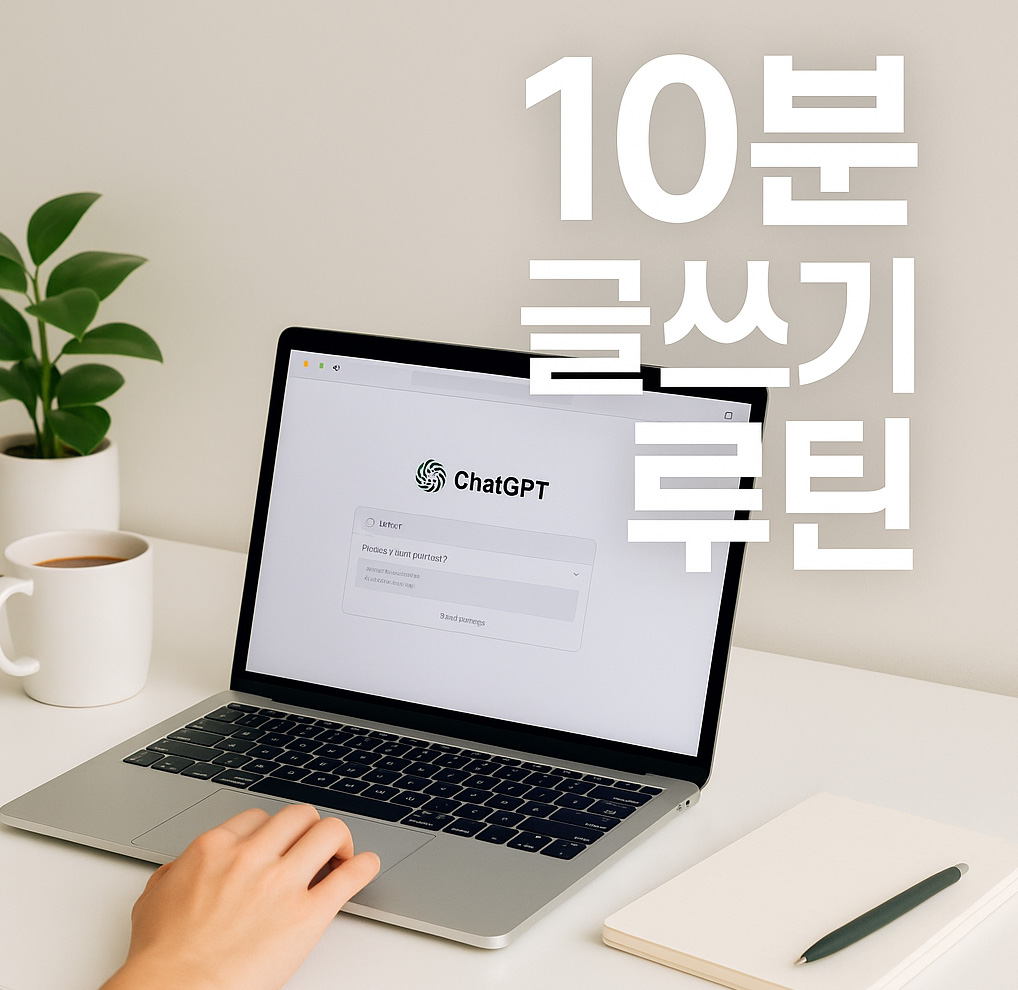 "10분 글쓰기 루틴" 쎔네일 이미지