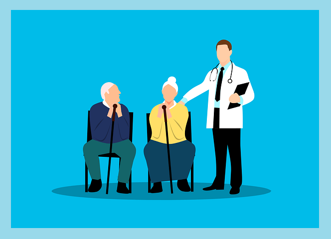 노인들-의사