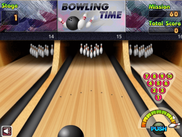 볼링타임-플래시게임-시작-화면