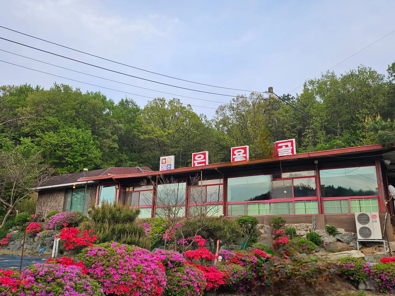 팥 두룽지 오리백숙 훈제오리 맛집 은용골농장가든