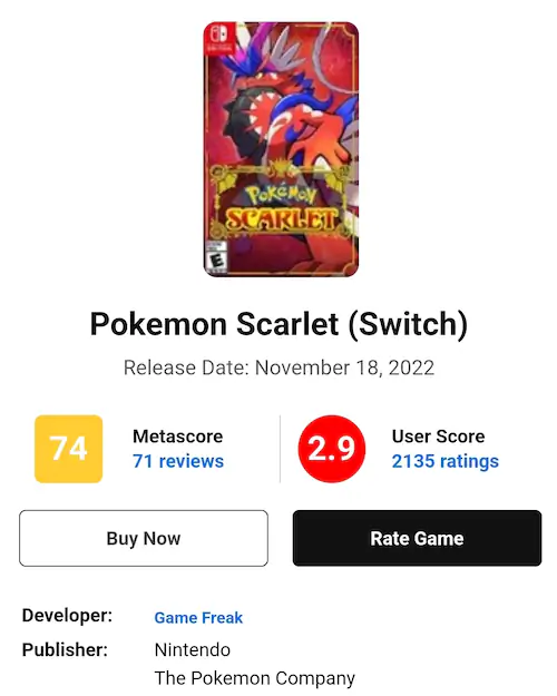 포켓몬스터 스칼렛 바이올렛 메타 점수 평가