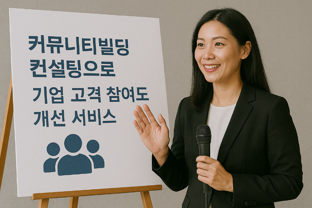 커뮤니티빌딩 컨설팅으로 기업 고객 참여도 개선 서비스