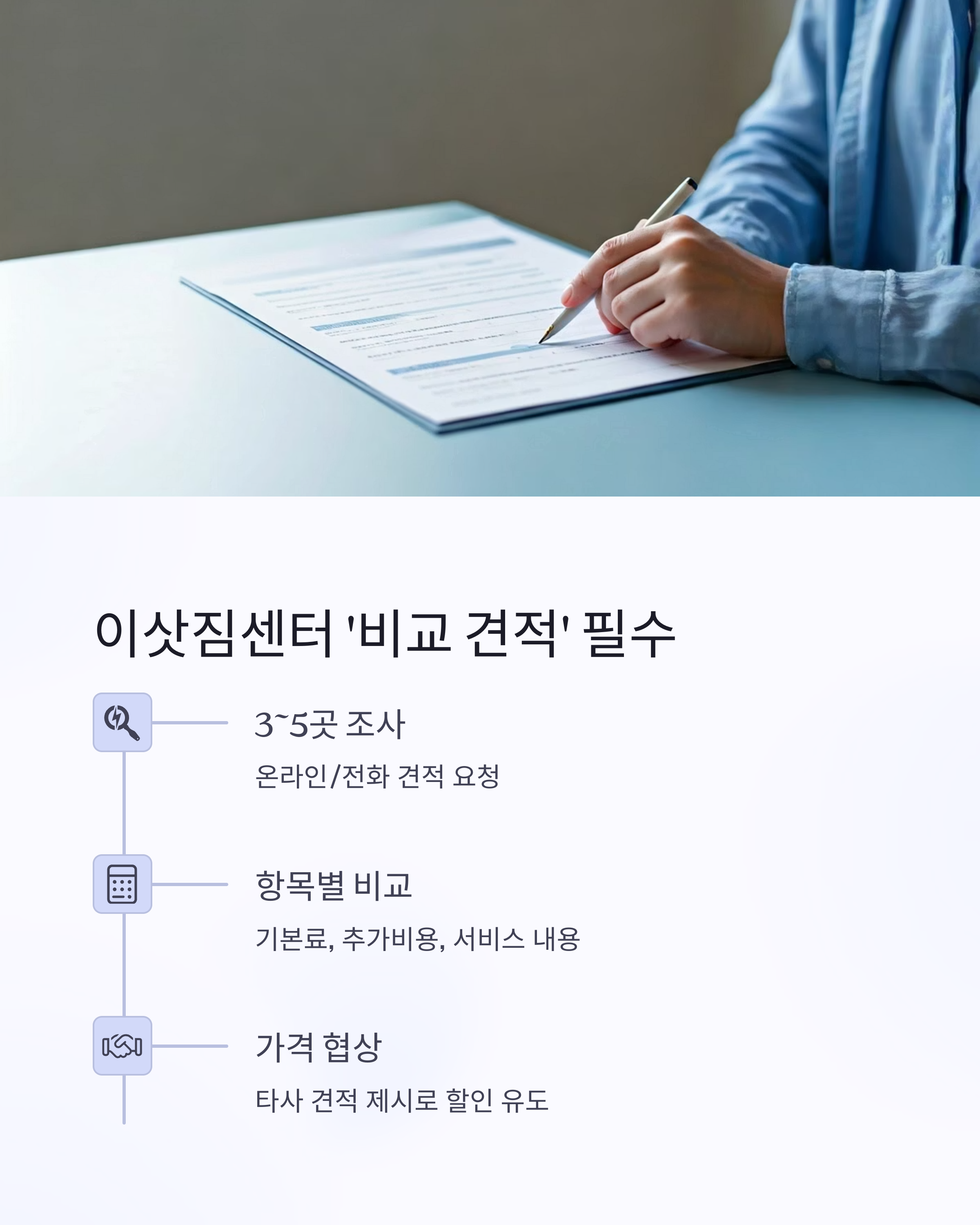 이삿짐센터 비교견적 필수