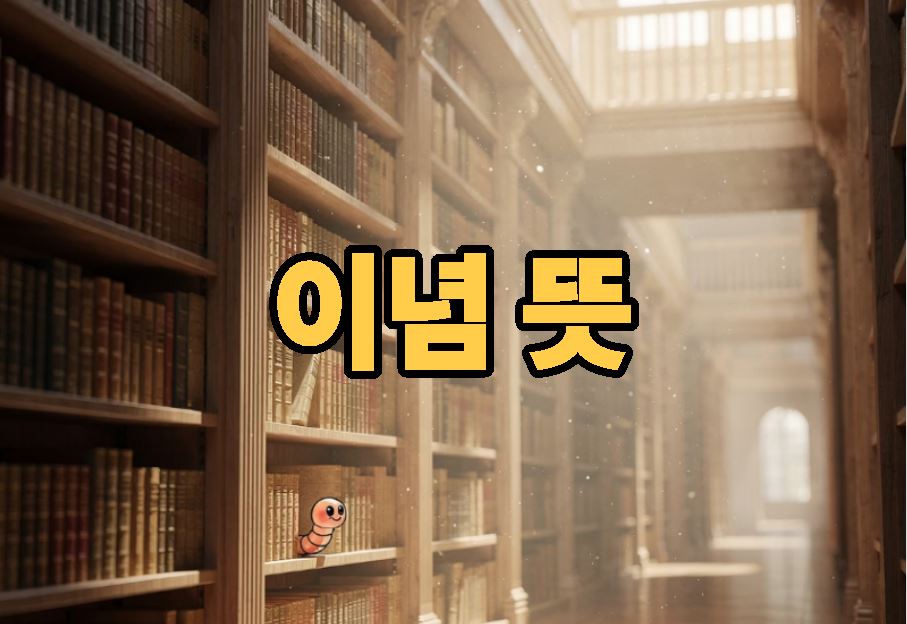 이념 뜻