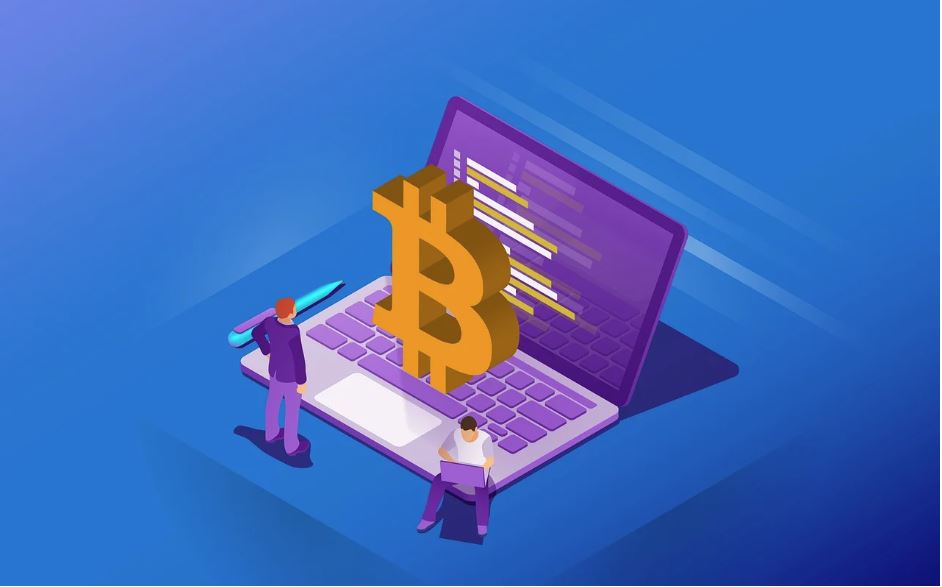 노트북으로 작업하는 모습