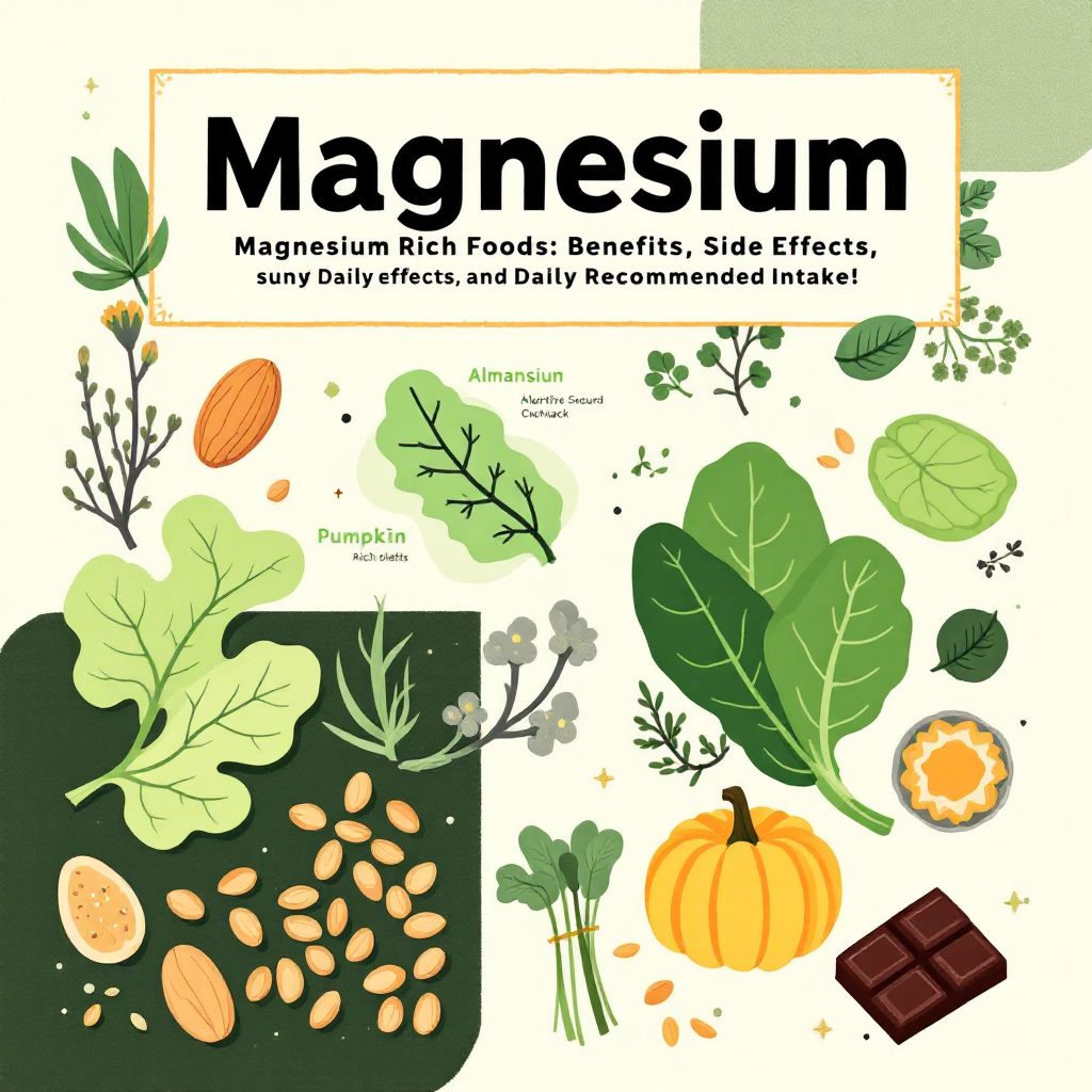 마그네슘 부작용 및 주의사항