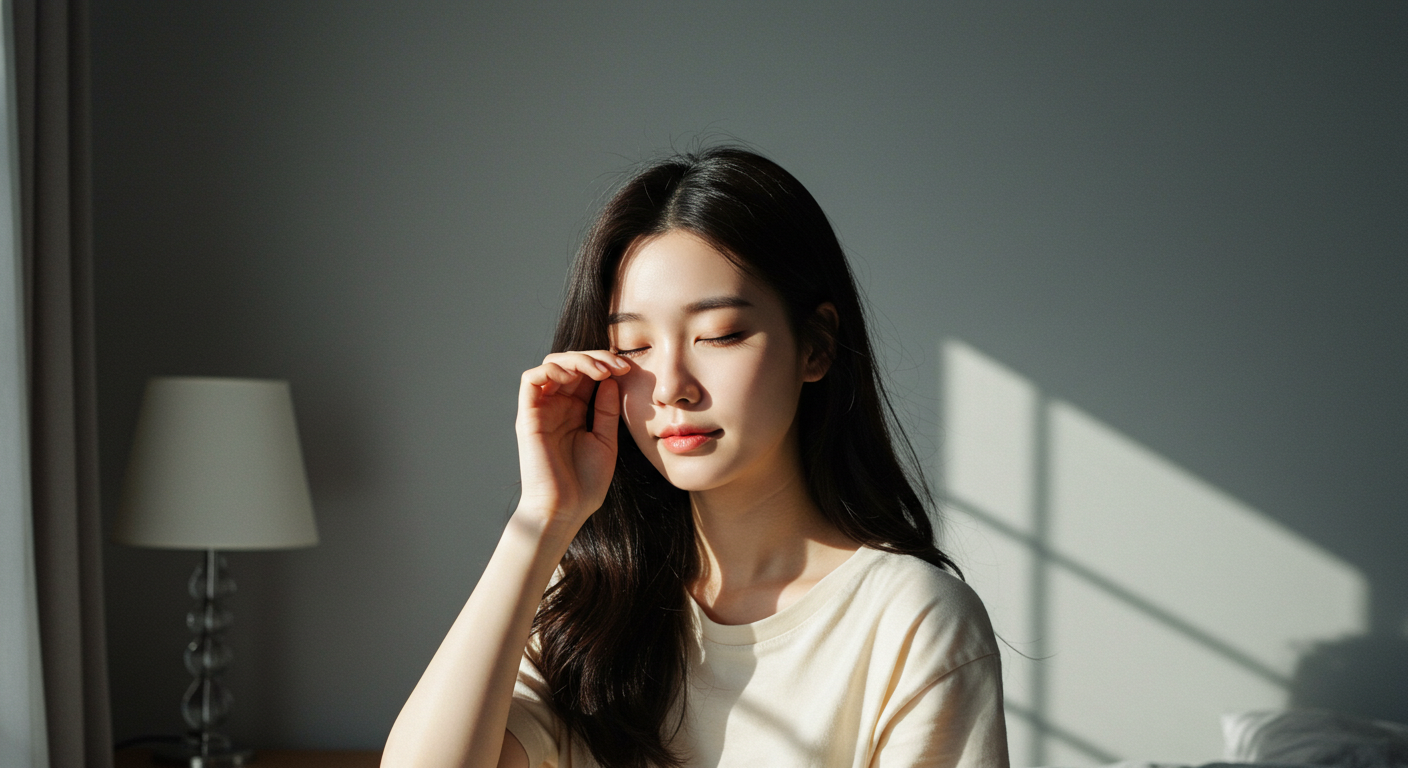 이마주름, 안검하수수술