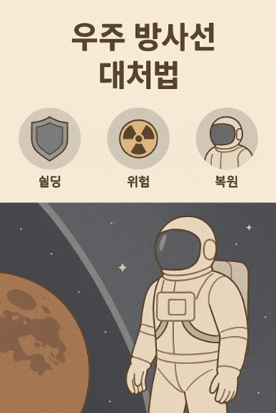 우주 방사선 대처법