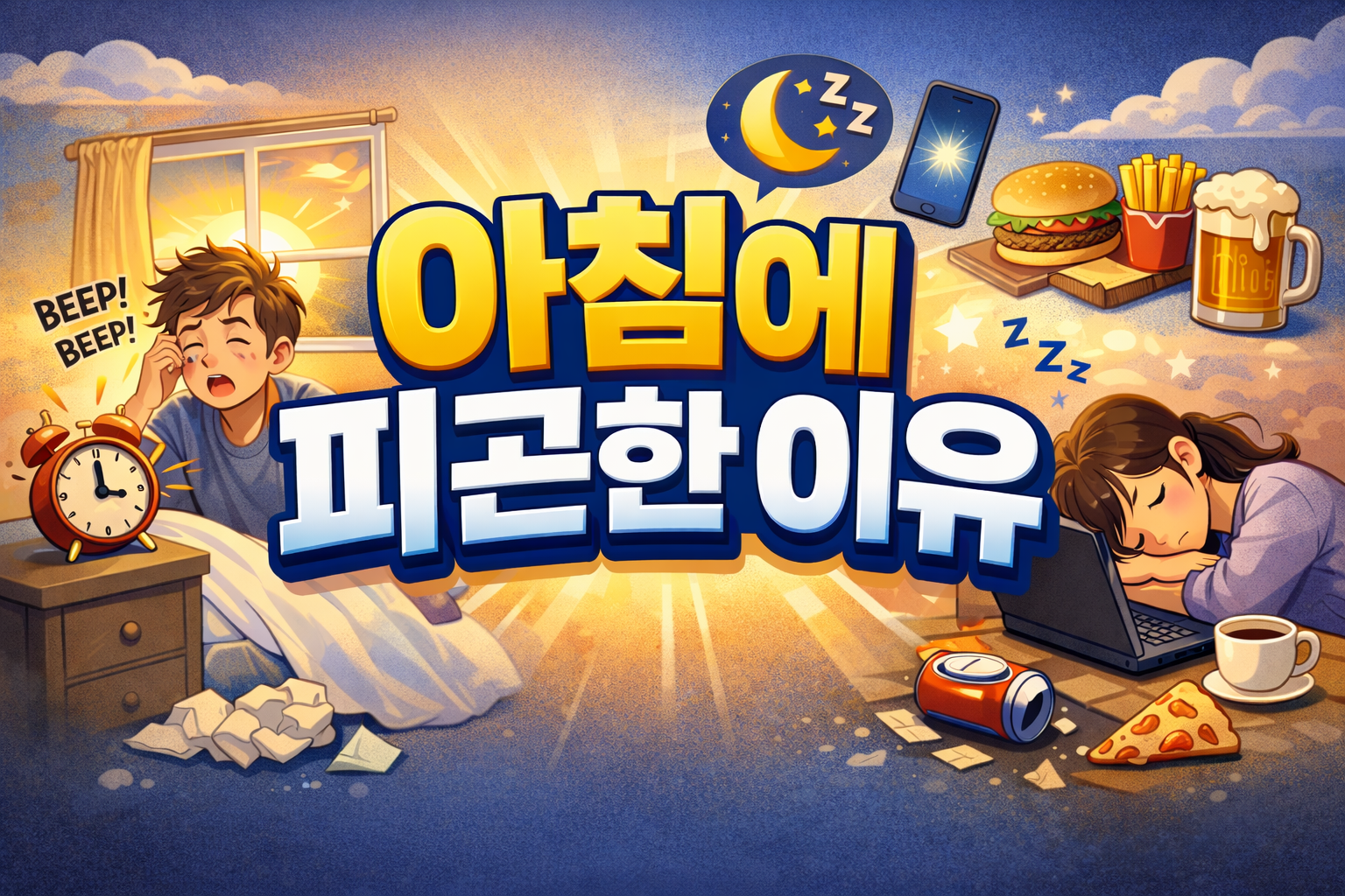 아침에 피곤한 이유