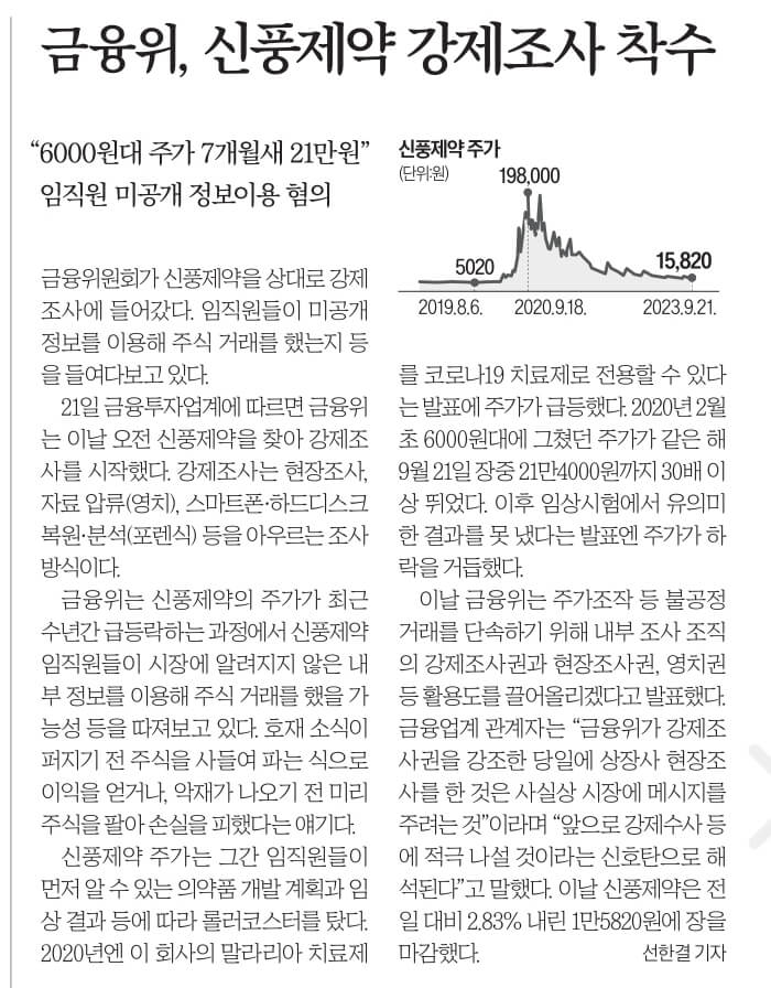 9월 22일 금 경제뉴스 부동산뉴스 헤드라인뉴스 간추린 뉴스
