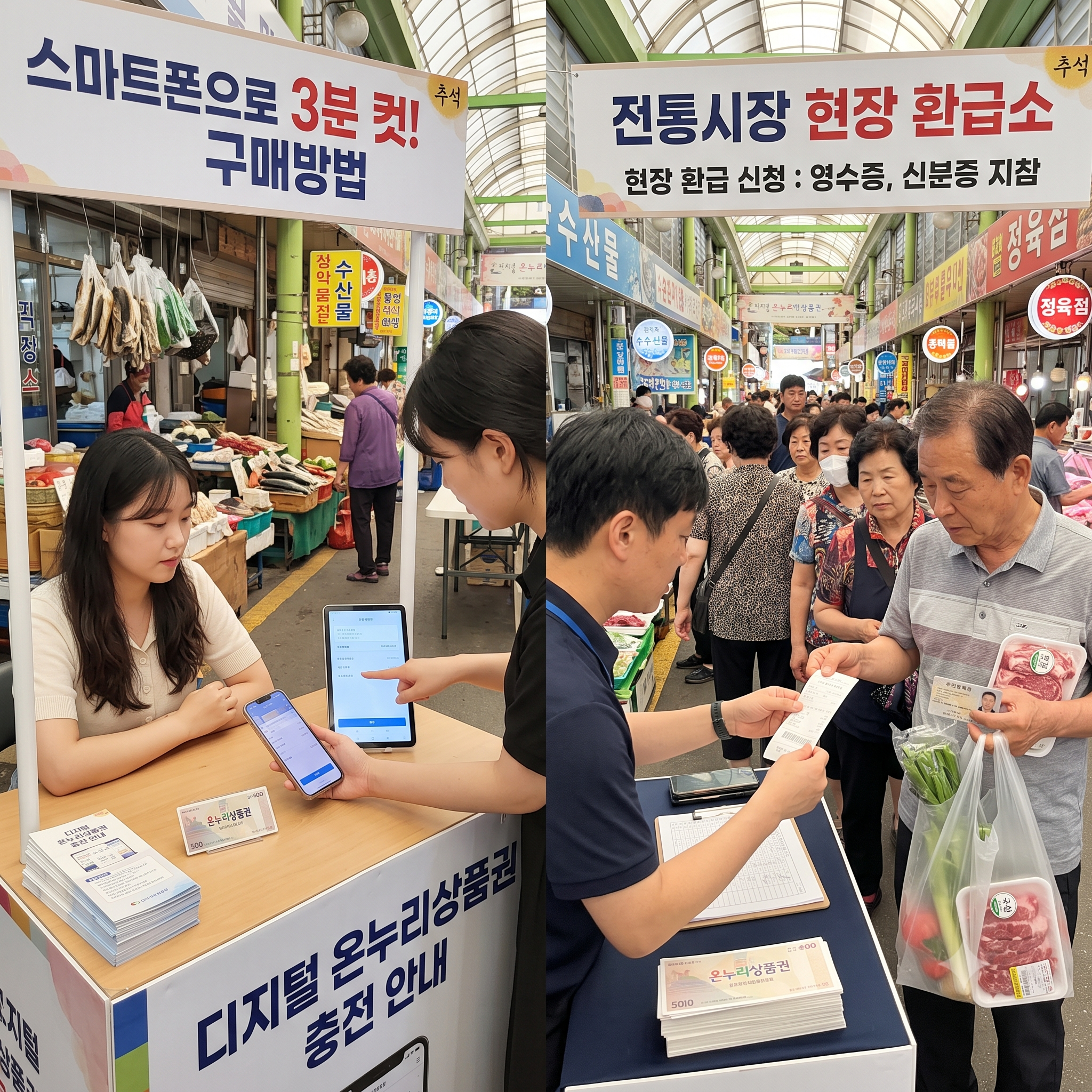 [놓치면 무조건 손해] "싸게 사고, 많이 돌려 받을 단 5일의 기회!" - 2026 추석 온누리상품권 구매&middot;환급 꿀팁 대방출