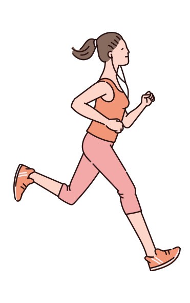 슬로우 조깅 효과 이미지