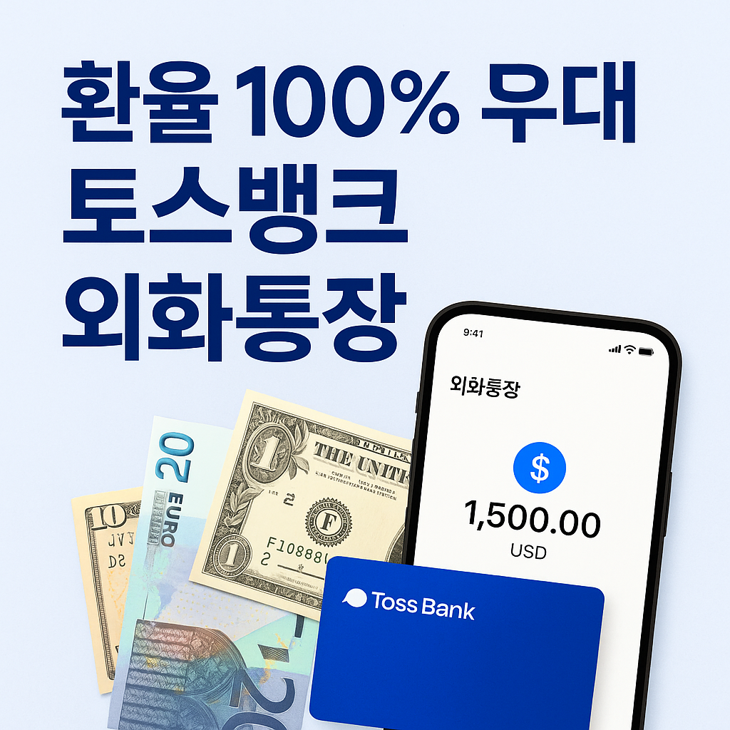 환율100%우대 토스뱅크 외화통장