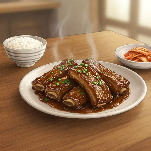 간장 등갈비 조림