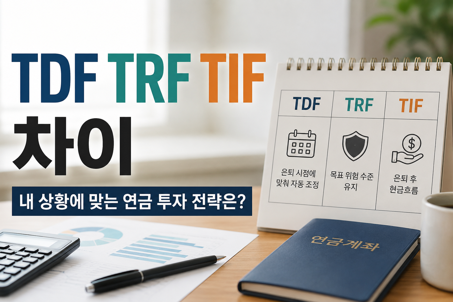 TDF TRF TIF 차이