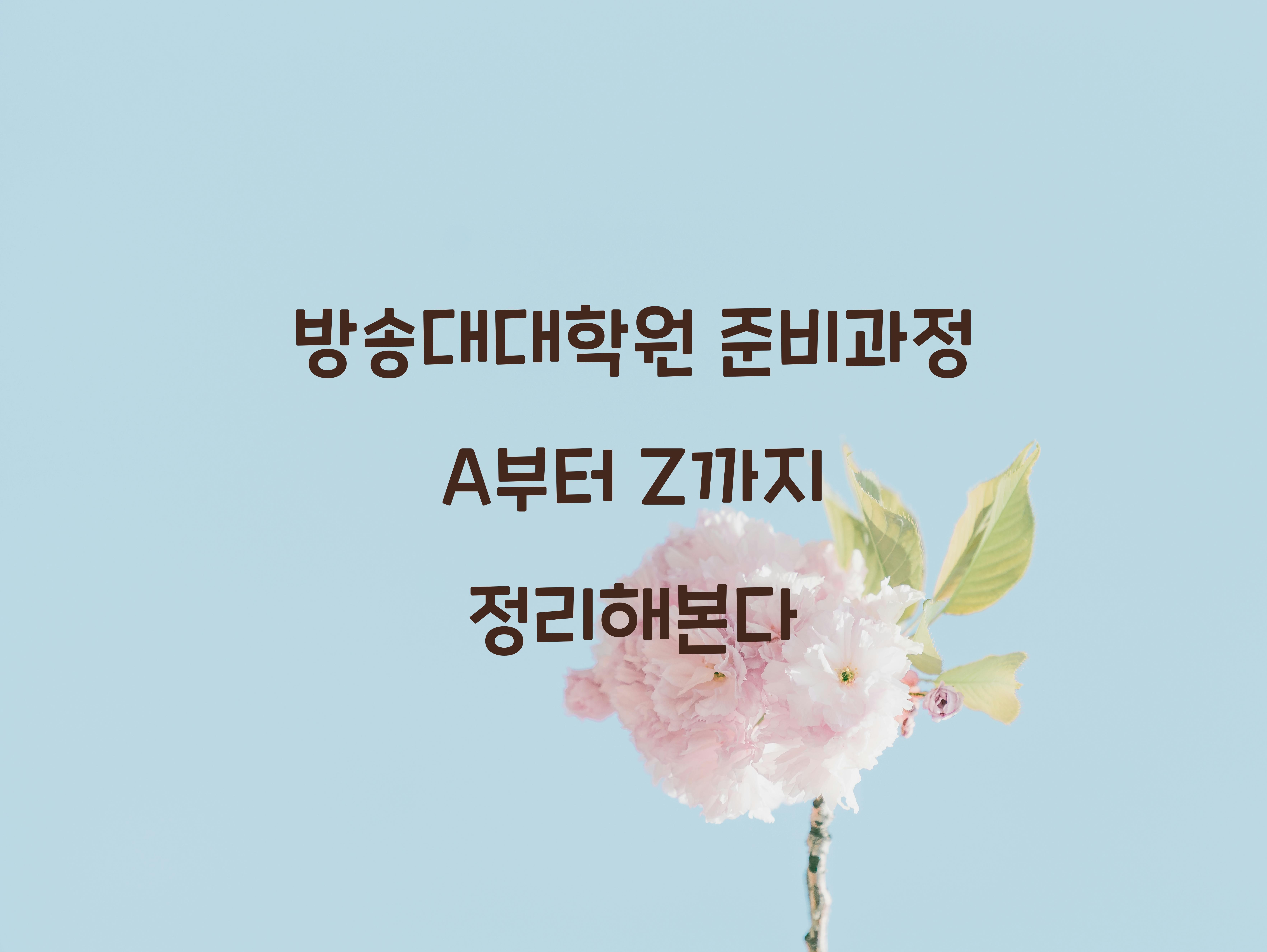 방송대대학원