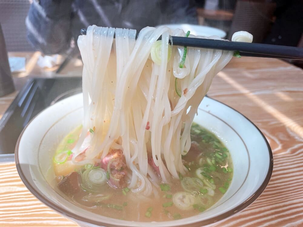 분보코 면 모습, 양이 많음