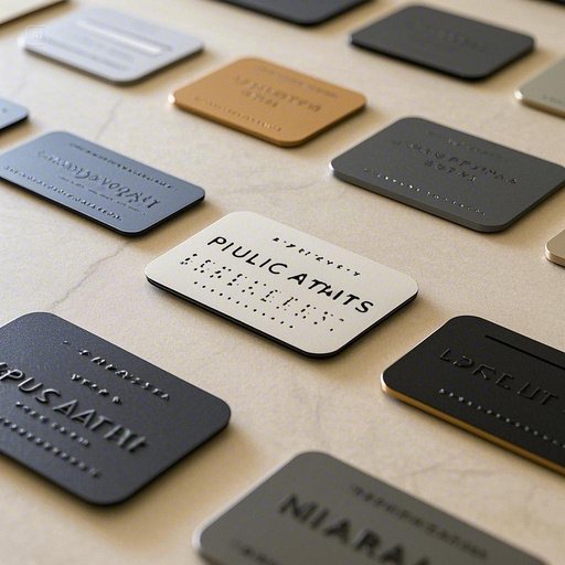 점자명패의 표준화: 공공시설 접근성 향상