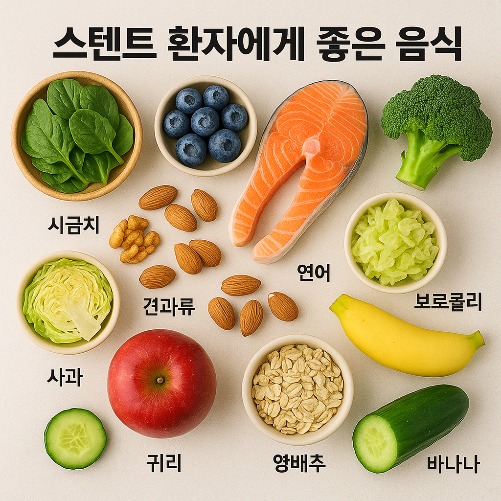 스텐트 시술 환자에게 좋은 음식