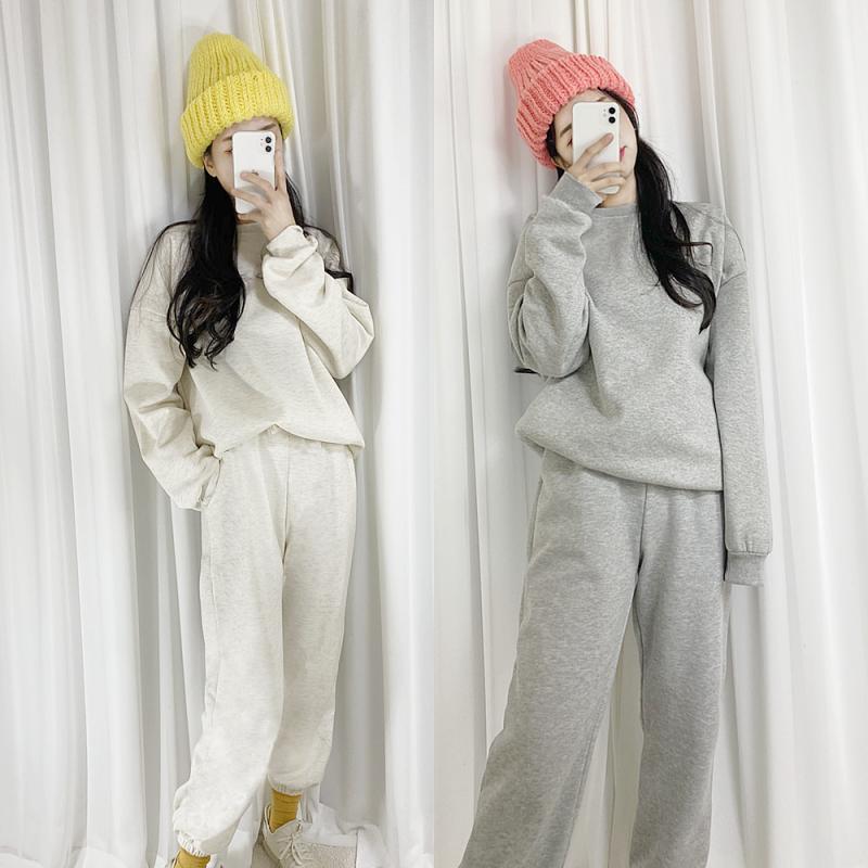 여성 트레이닝세트 키작녀트레이닝복 엄마등원룩 여자 빅사이즈