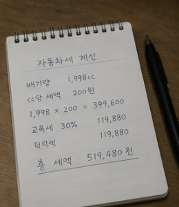 자동차세 납부 기간