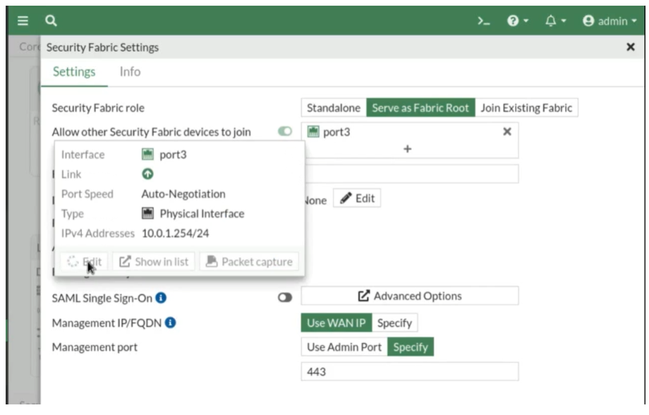 FortiAnalyzer 연동